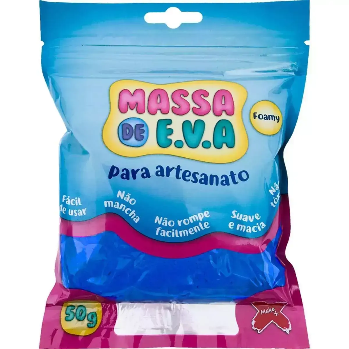 Massa de EVA AZUL Escuro 50G