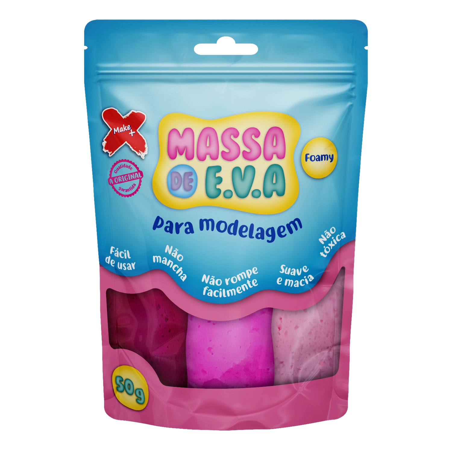 Massa De Eva Para Mod 3 Cores Gatte