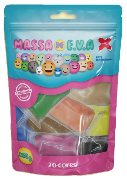 Massa De Eva P/ Modelagem 250g 20 Cores Gatte
