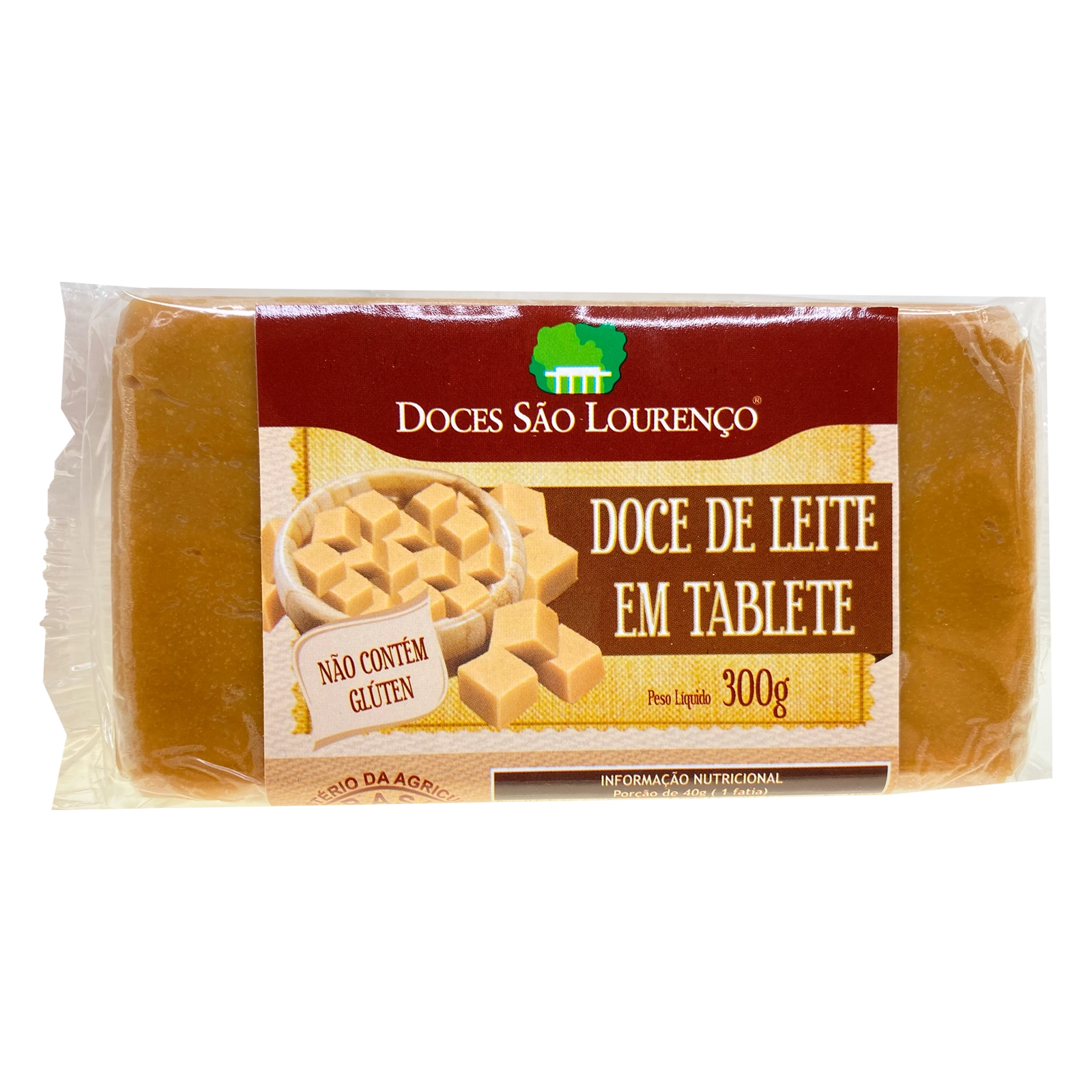 Doce Leite S Lourenco Tab 300gr Leite Puro