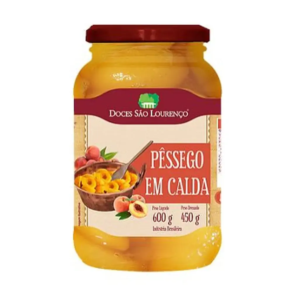 Pessego Caldo 600g Sao Lourenço