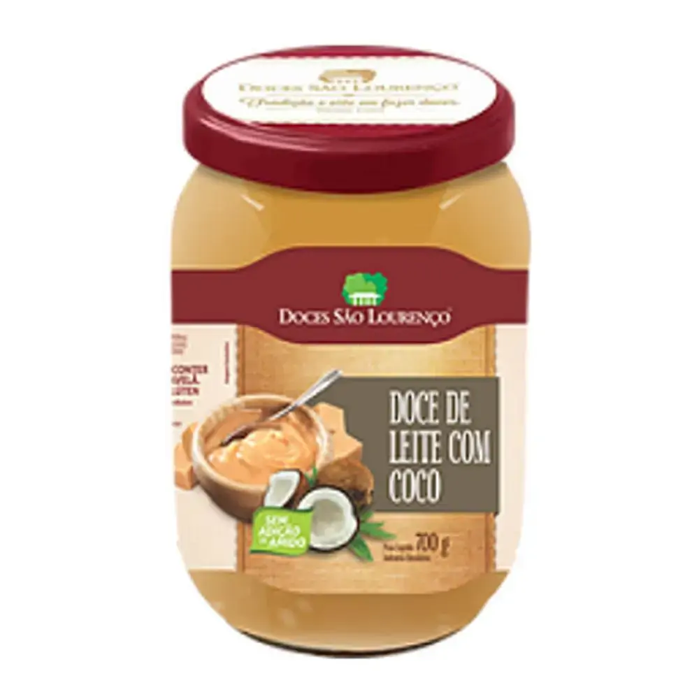 Doce de Leite com Coco São Lourenço 700g