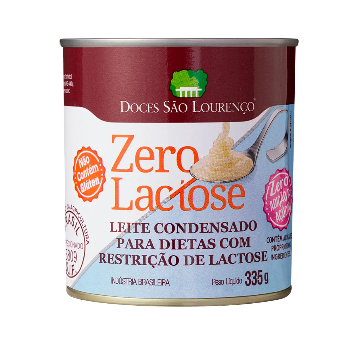 Leite condesado Zeo Lactose Doces São Lourenço 210g