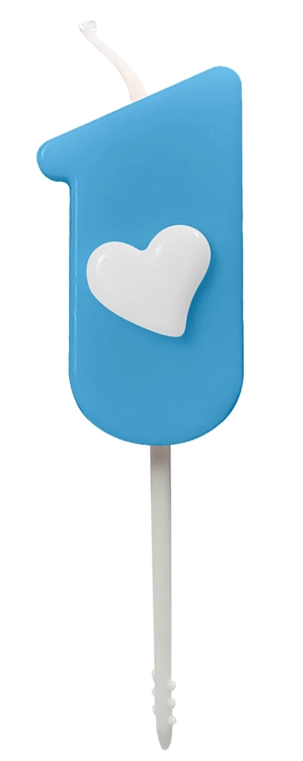 Vela Baby Azul N1 4.5cm 4443 Make