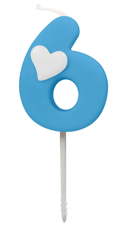 Vela Baby Azul N6 4.5cm 4448 Make