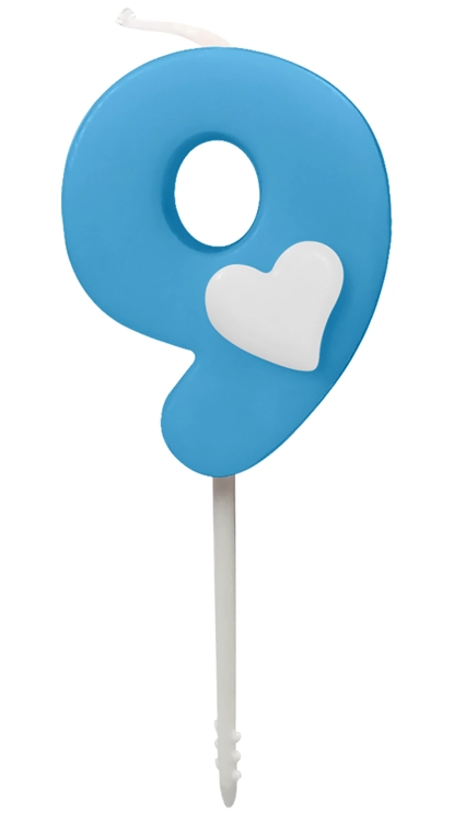 Vela Baby Azul N9 4.5cm 4451 Make
