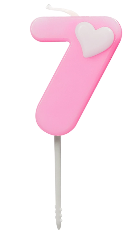 Vela Baby Rosa N7 4.5cm 4460 Make