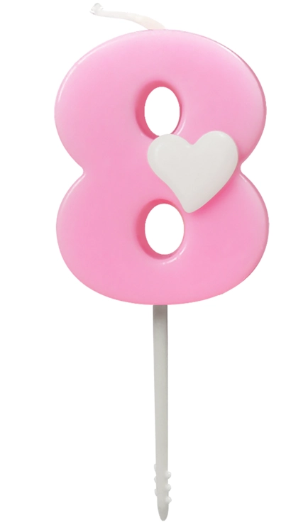 Vela Baby Rosa N8 4.5cm 4461 Make