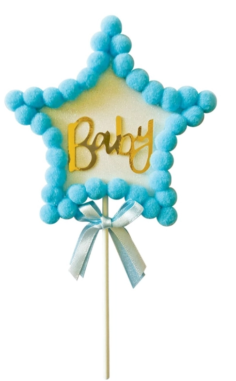Topo De Bolo Pompom