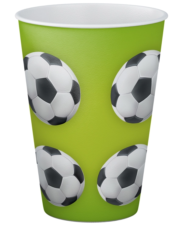Copo Papel Futebol 250ml 8un 4916 Make