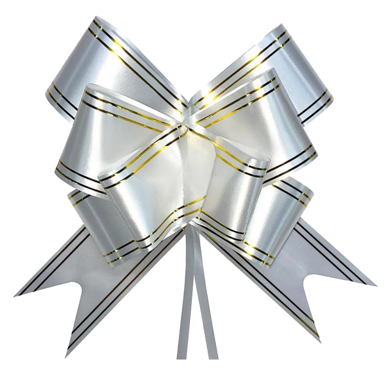 Laco Facil G Branco Filete Duplo Dourado 28mmx47cm 10un 5172 Make