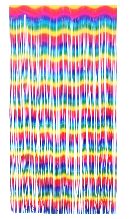 Cortina De Fita Metalizada 1x2m Arco Iris Gtx
