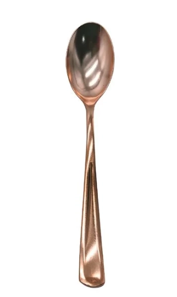 Colher Sobremesa Luxo Rose Gold 6un 5581 Make