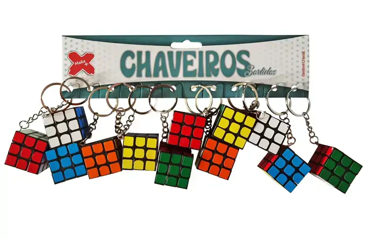 Chaveiro Cubo 3cm Ref.5677 Gtx