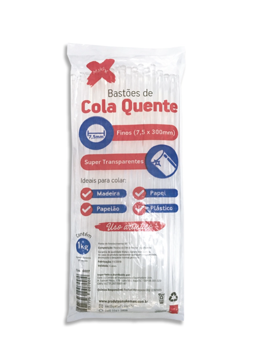 Cola Quente Bastao Super Transp Fina 1