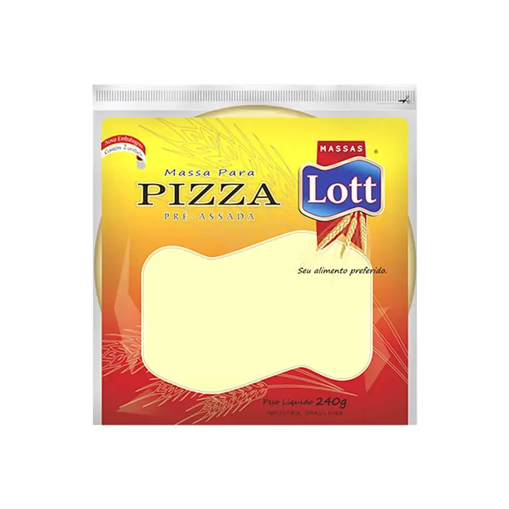 Massa Pizza Massas Lott 2un 240g