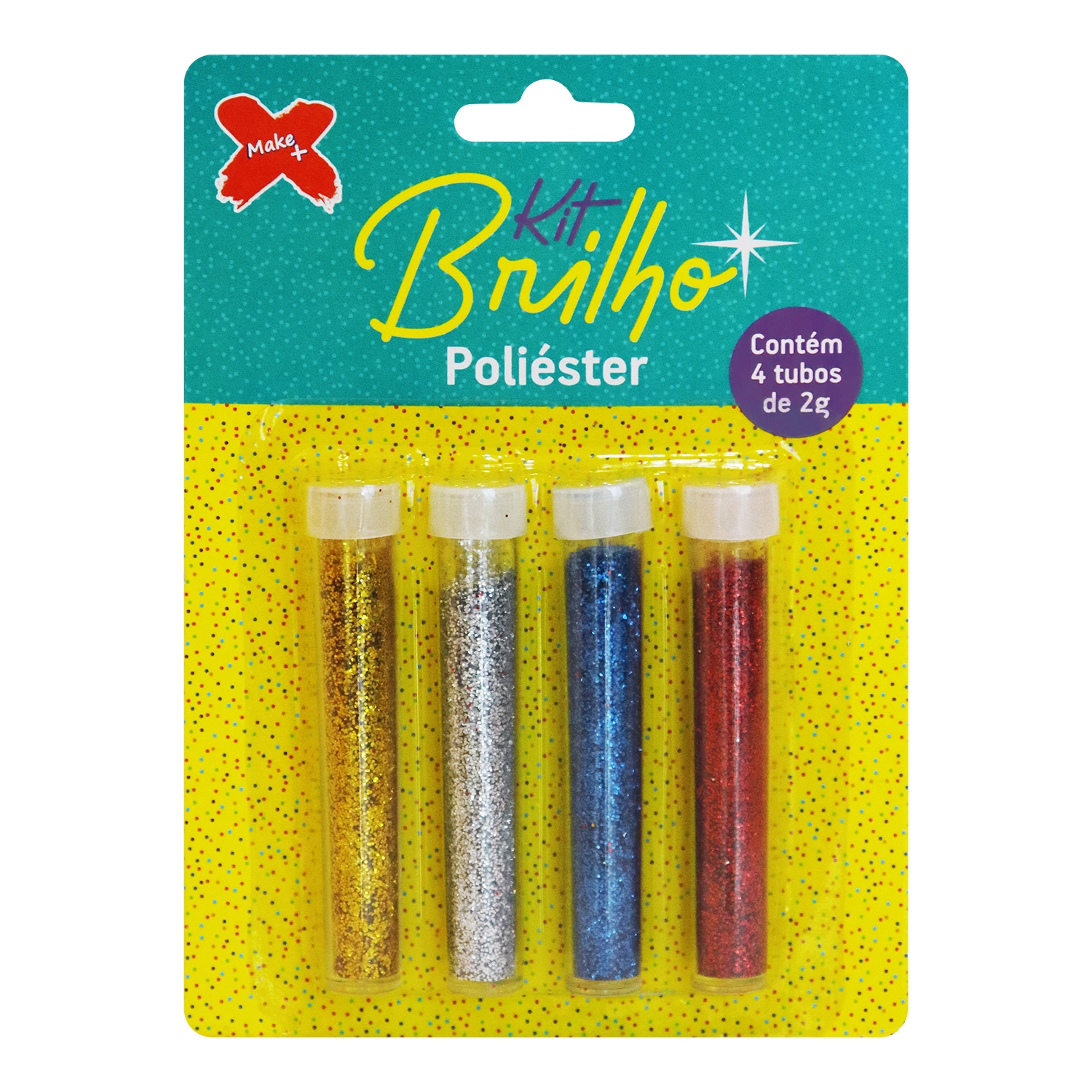 Blister Glitter 2 Gr C/4 Ou/pr/vm/az Gatte