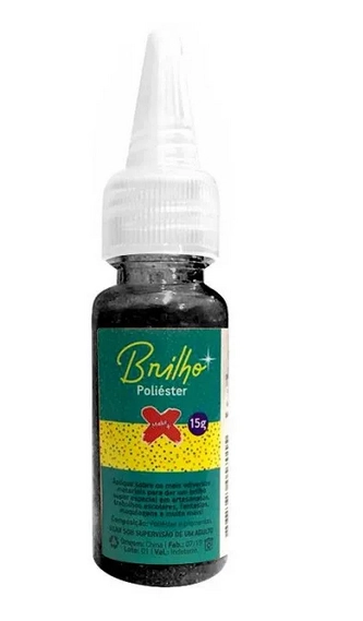 Glitter Bisnaga 15gr Preto