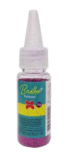 Glitter Bisnaga 15gr Pink