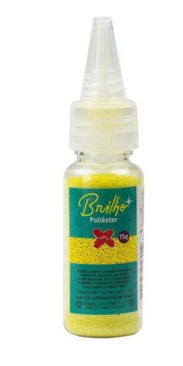 Glitter Bisnaga 15gr Amarelo Neon