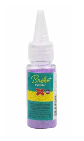 Glitter Poliester 15gr Li Neon