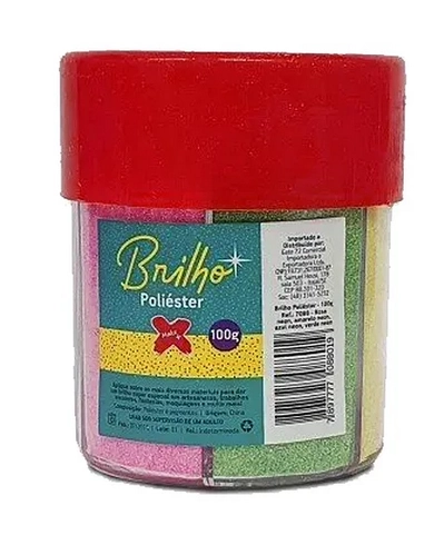 Glitter Pote 100gr C/6 Cod 7088
