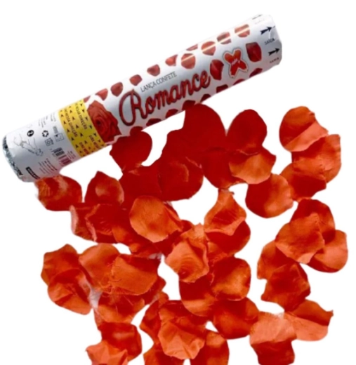 Lanca Confete Make Romance Vermelho Pet De Rosas 30cm 7212