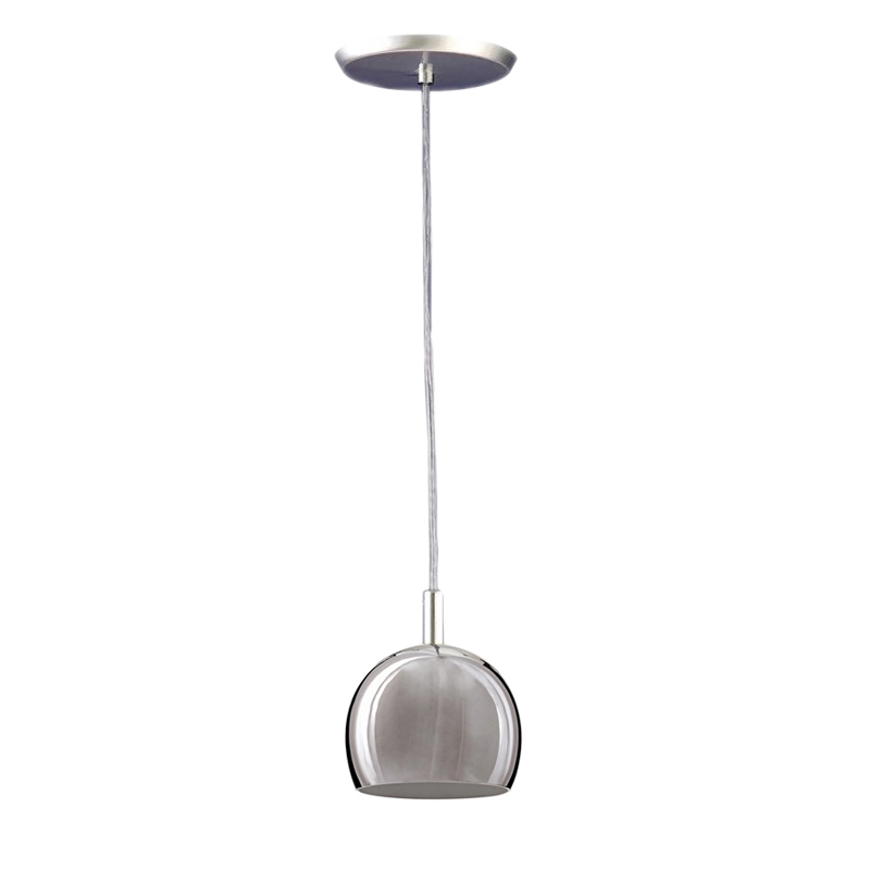 Pendente 1 Lâmpada Cinza Metal Balle 3079 Pantoja &Carmona