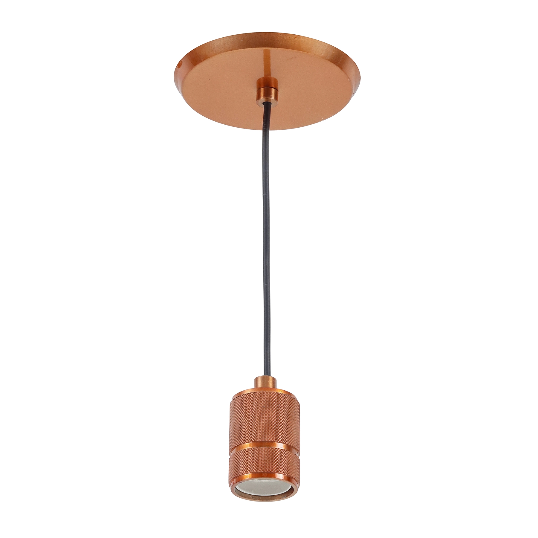 Pendente 1 Lâmpada Metal Cobre Ring 6152 Pantoja & Carmona