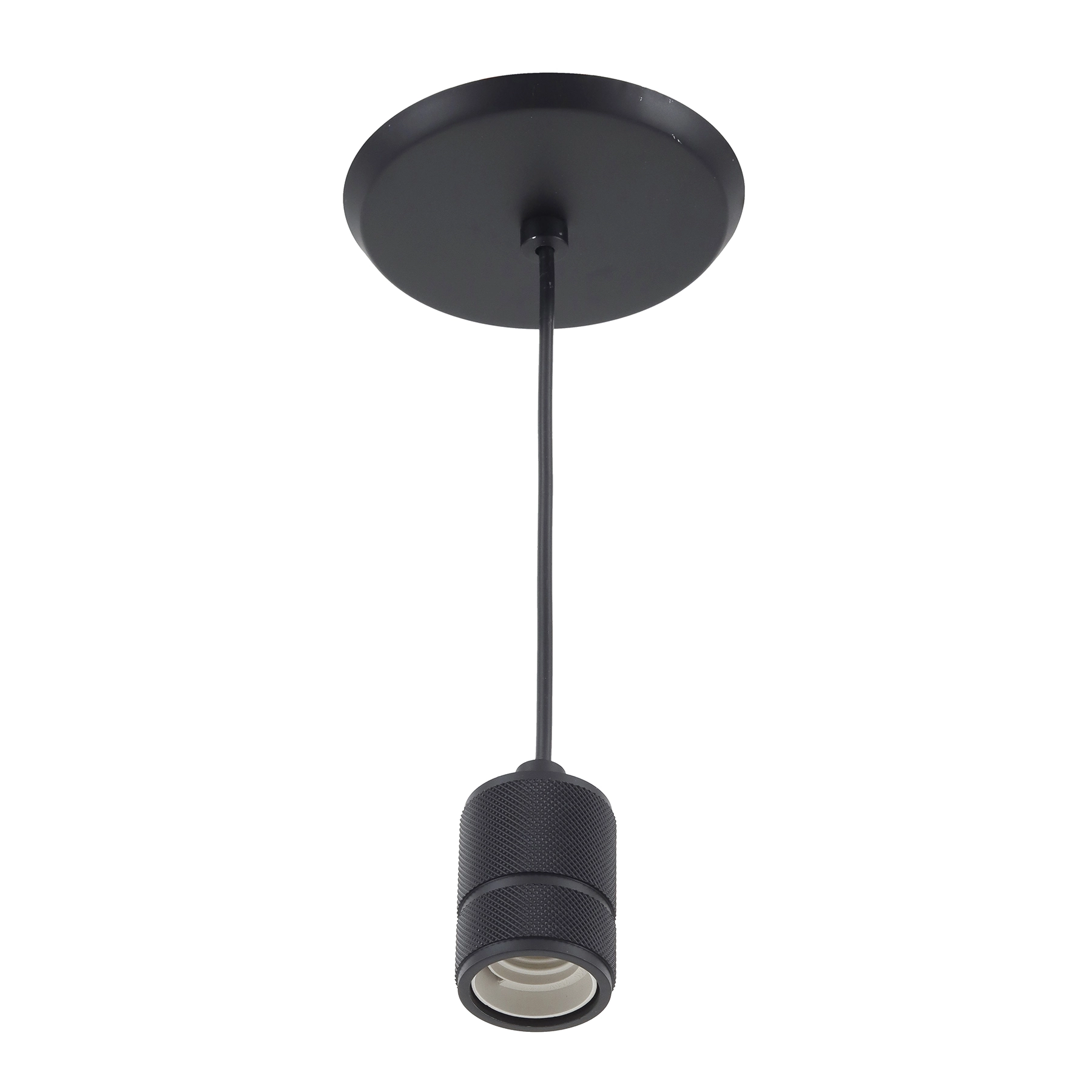 Pendente 1 Lâmpada Metal Preto Ring 6152 Pantoja & Carmona