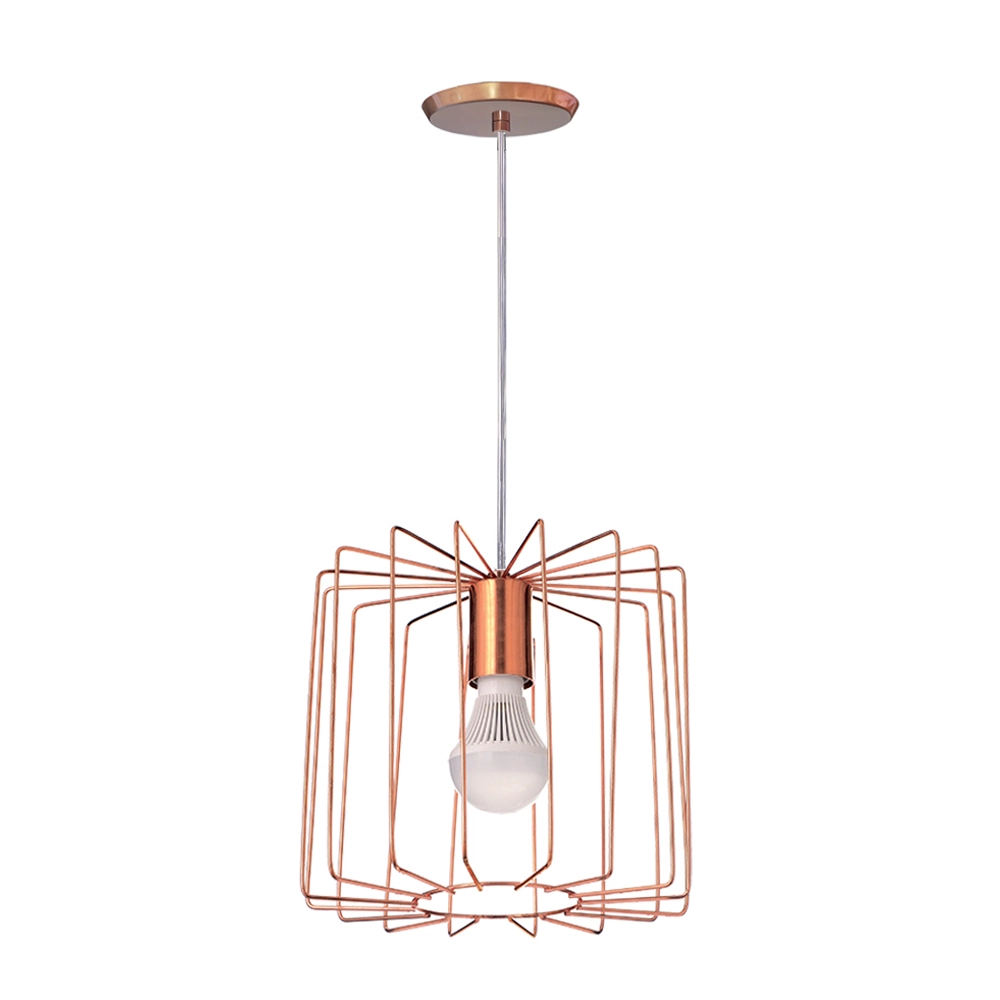 Pendente Aramado Cylinder Cobre