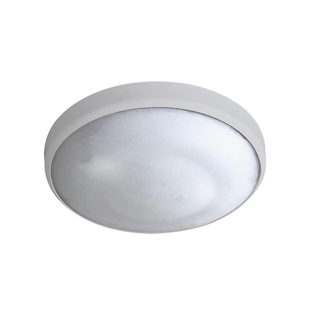 Plafon 2 Lâmpadas Branco Metal e Vidro 6194 Pantoja &Carmona