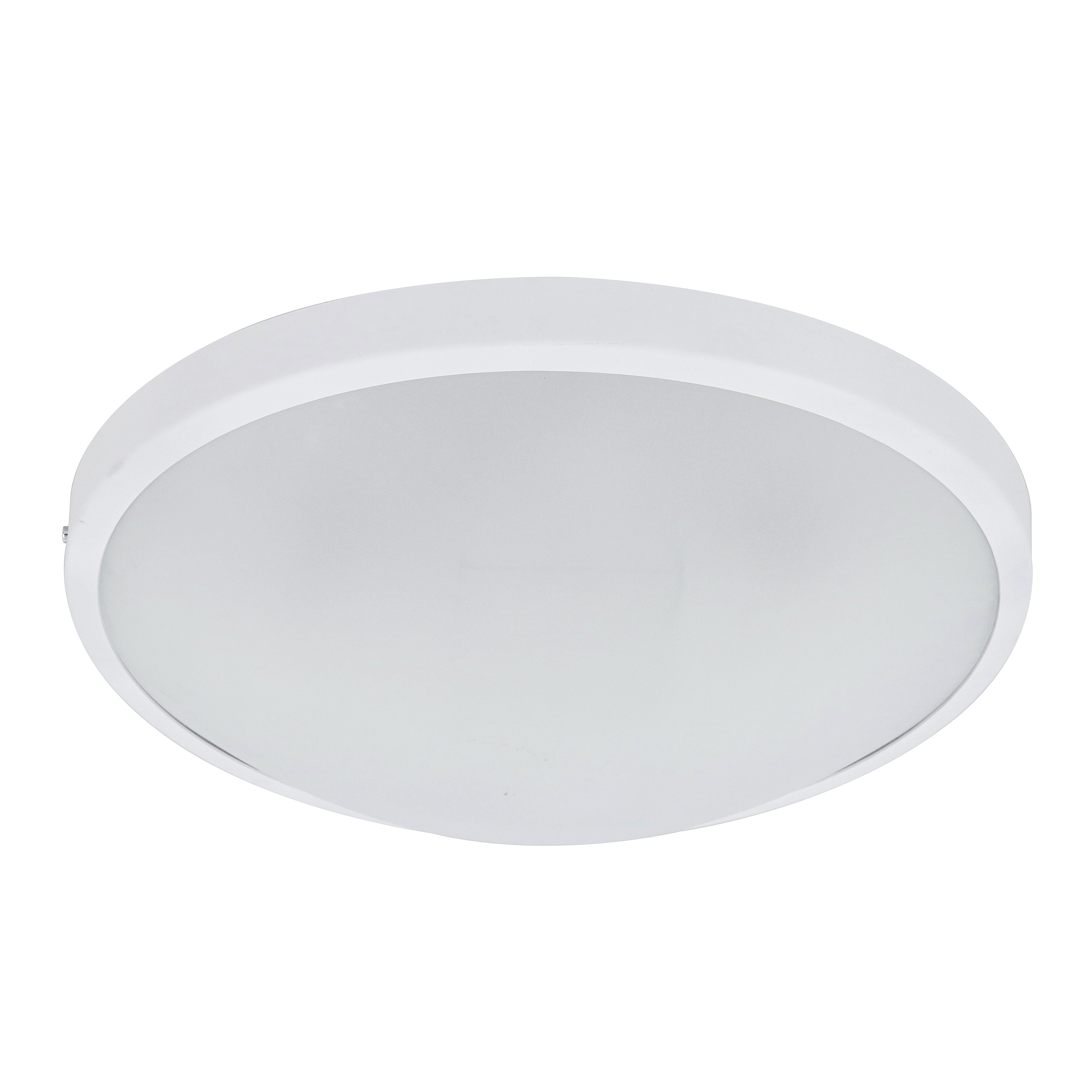 Plafon 2 Lâmpadas Branco Metal e Vidro 6195 Pantoja &Carmona