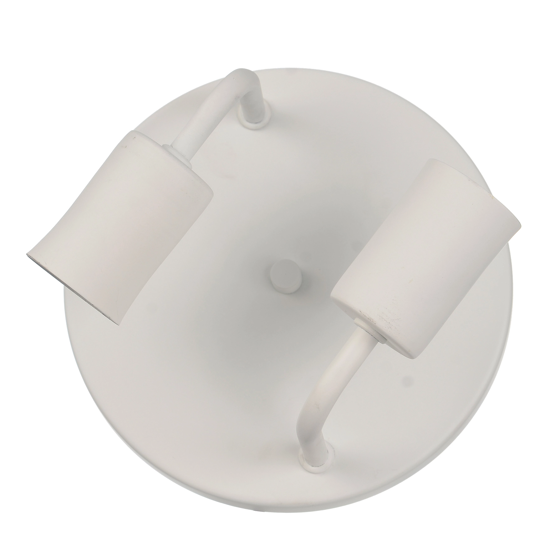 Plafon 2 Lâmpadas E27 Metal Branco 1602 Pantoja & Carmona