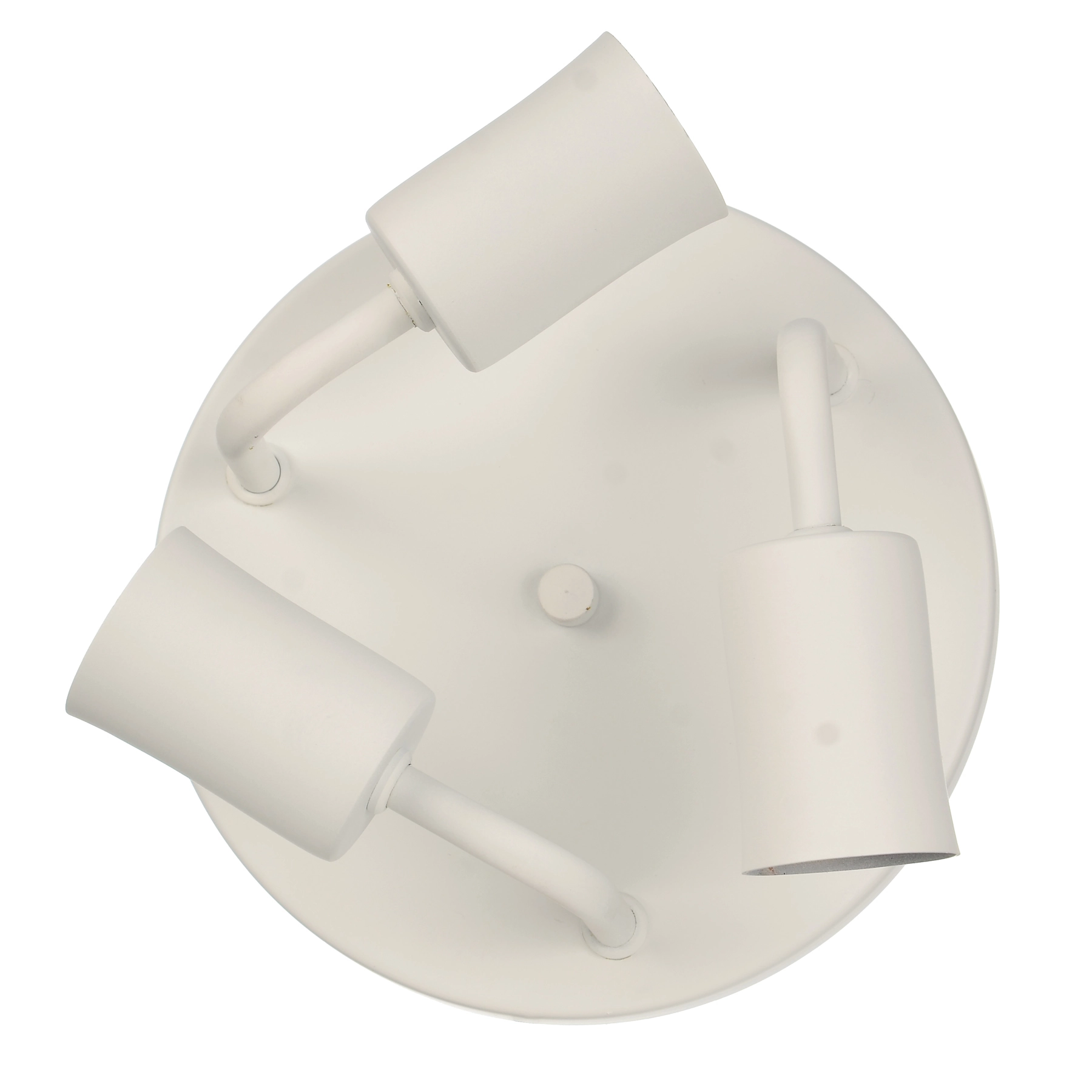 Plafon 3 Lâmpadas E27 Metal Branco 1603 Pantoja & Carmona