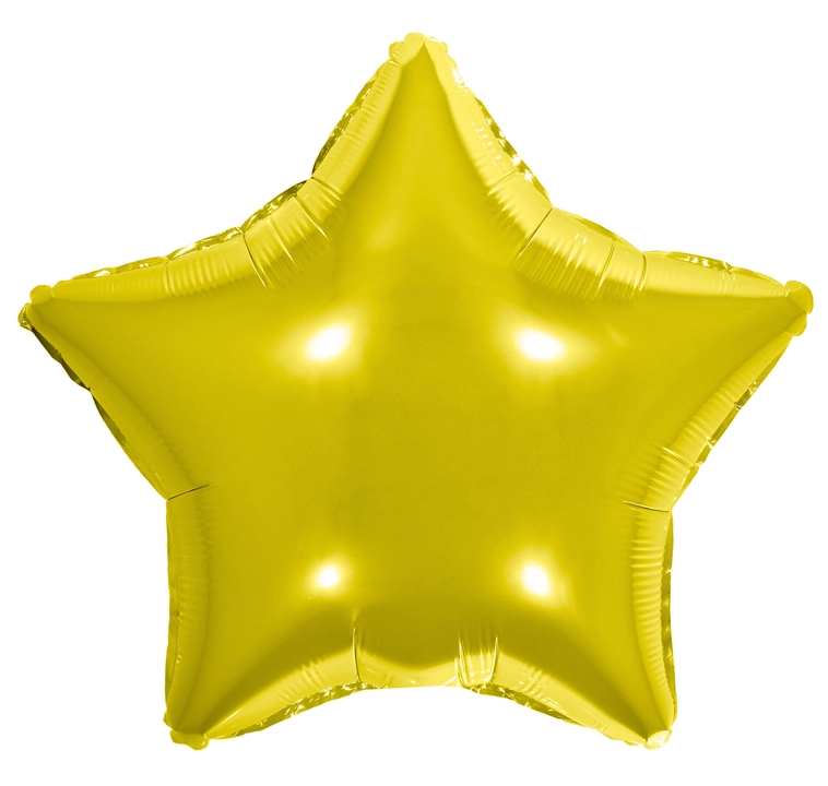 Balao Metalizado Estrela Dourado Tam 18 8548 Make