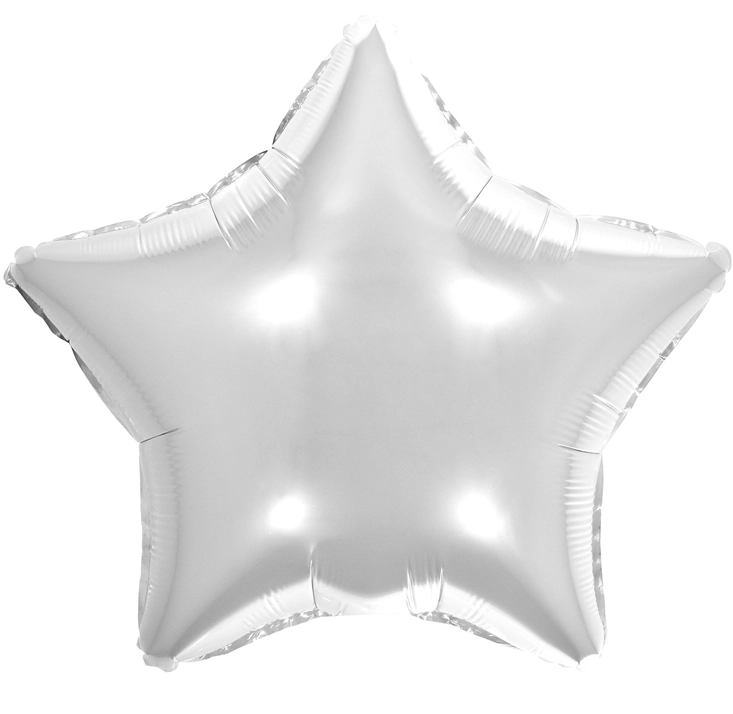 Balao Metalizado Estrela Prata Tam 18 8549 Make
