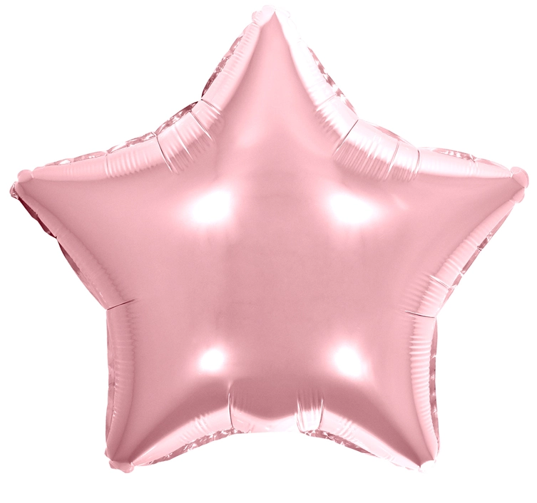Balao Metalizado Estrela Rose Tam 18 8553 Make