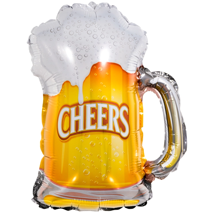 Balao Metalizado Beer 58x73cm 8624 Make