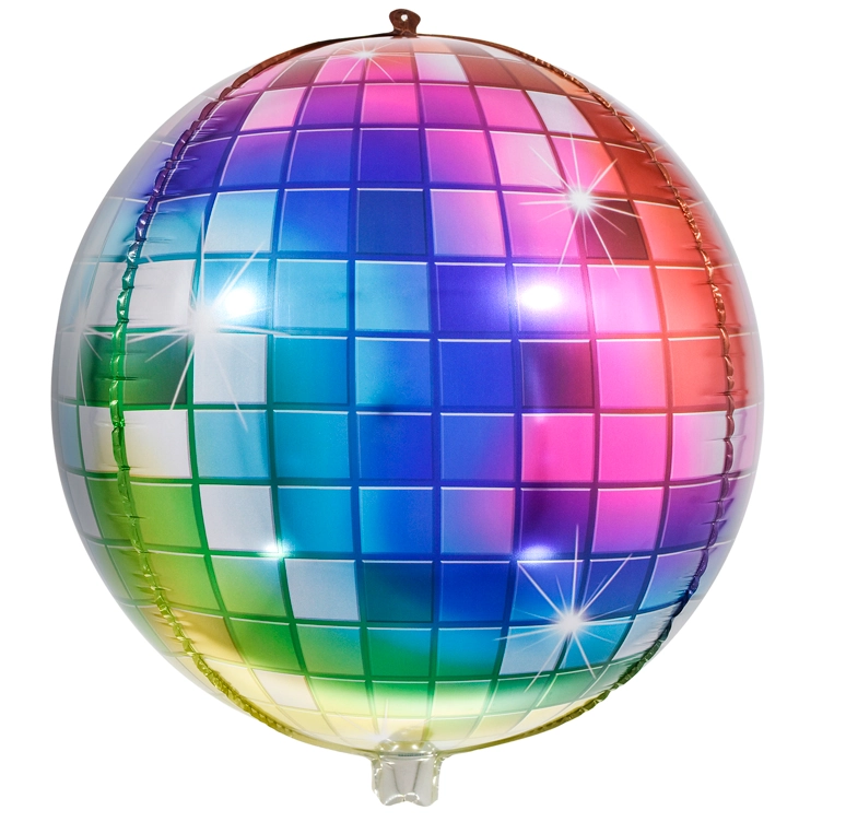 Balao Metalizado Globo Discoteca 24 60cm 8691 Make
