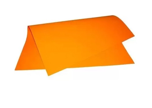 Placa Em Eva 48x40cm Laranja Make