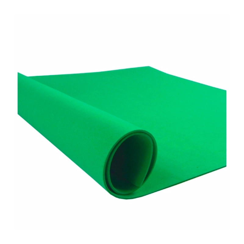 Placa Em Eva 48x40cm Verde Grama 1,6mm 9734 Make