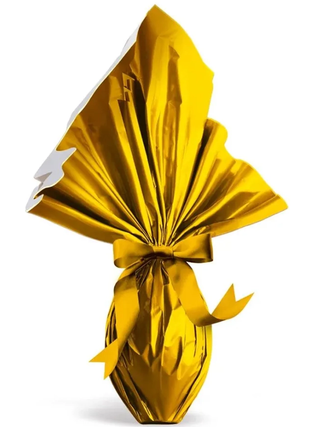 Saco Ovo Express Dourado 32x32cm C/25un