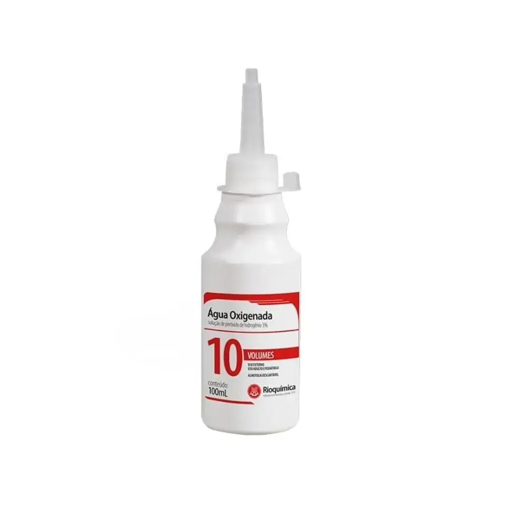 Água Oxigenada 10 Volumes 100ml - Rioquímica - 25.4052