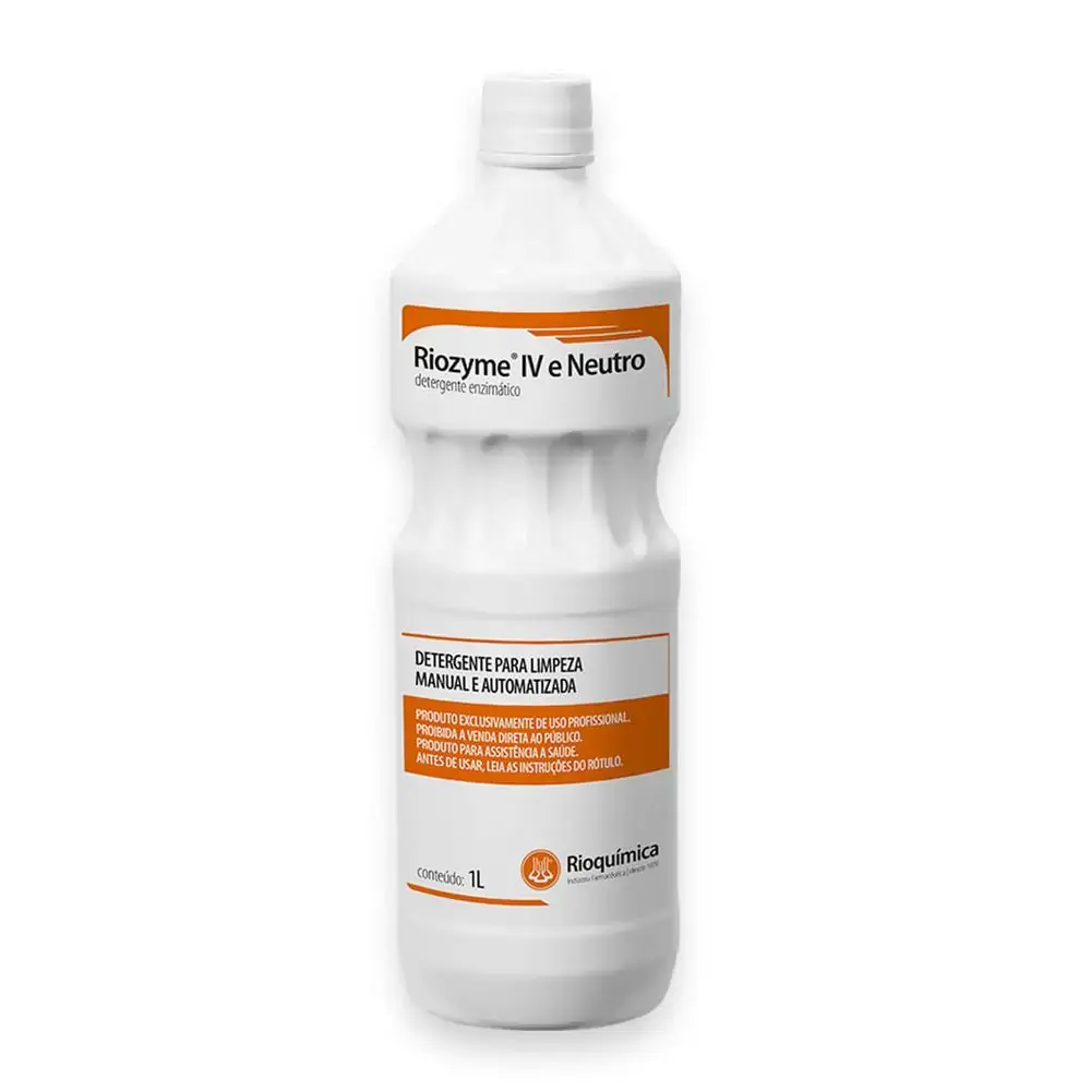 Detergente Enzimático Riozyme IV e Neutro 1L - Rioquímica - 25.8908