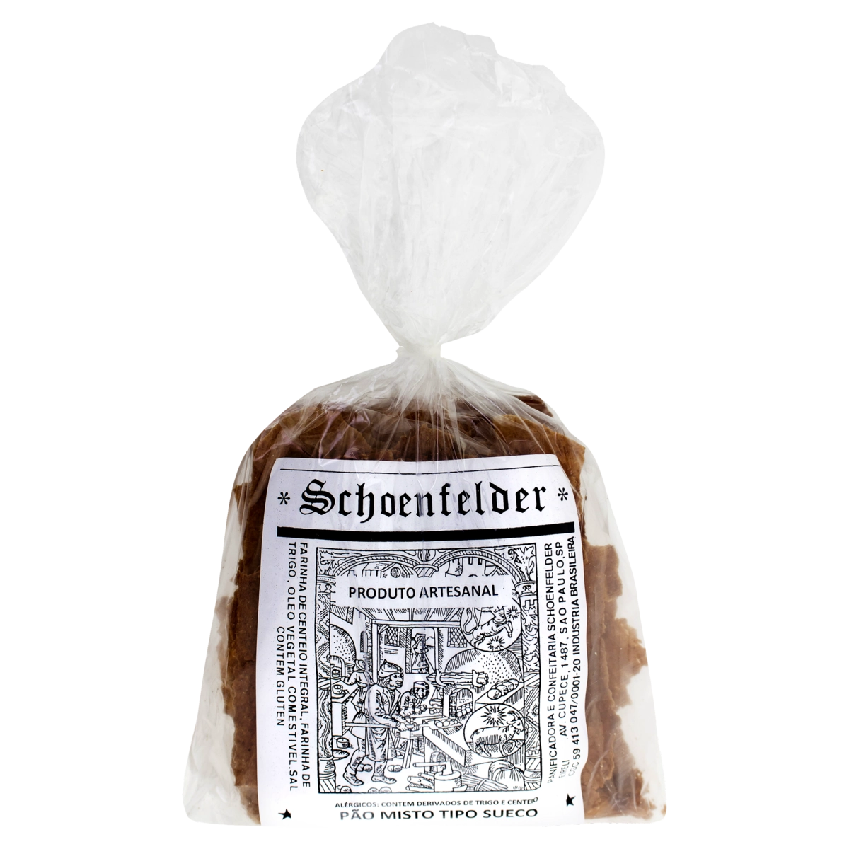 Pão Misto Sueco com Centeio Schoenfelder Pacote 200g