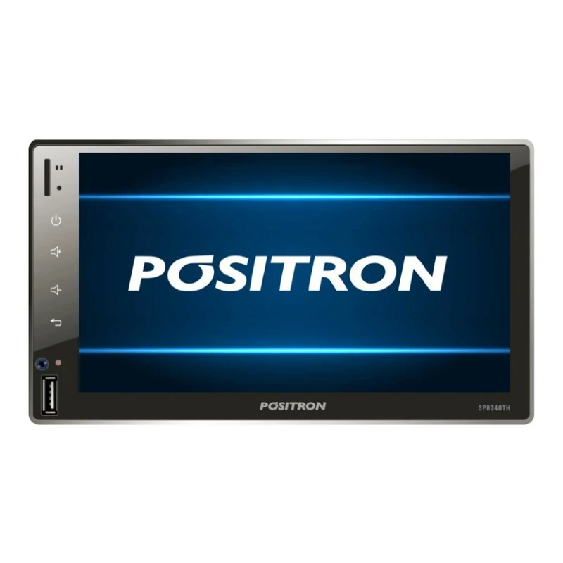Central Multimídia Positron Universal Tela 6,2 Polegadas 2 DinTouch Screen Bluetooth CD AM FM Entradas USB, SD Card e Auxiliar - SP8730DTV - POSITRON SP8340TH