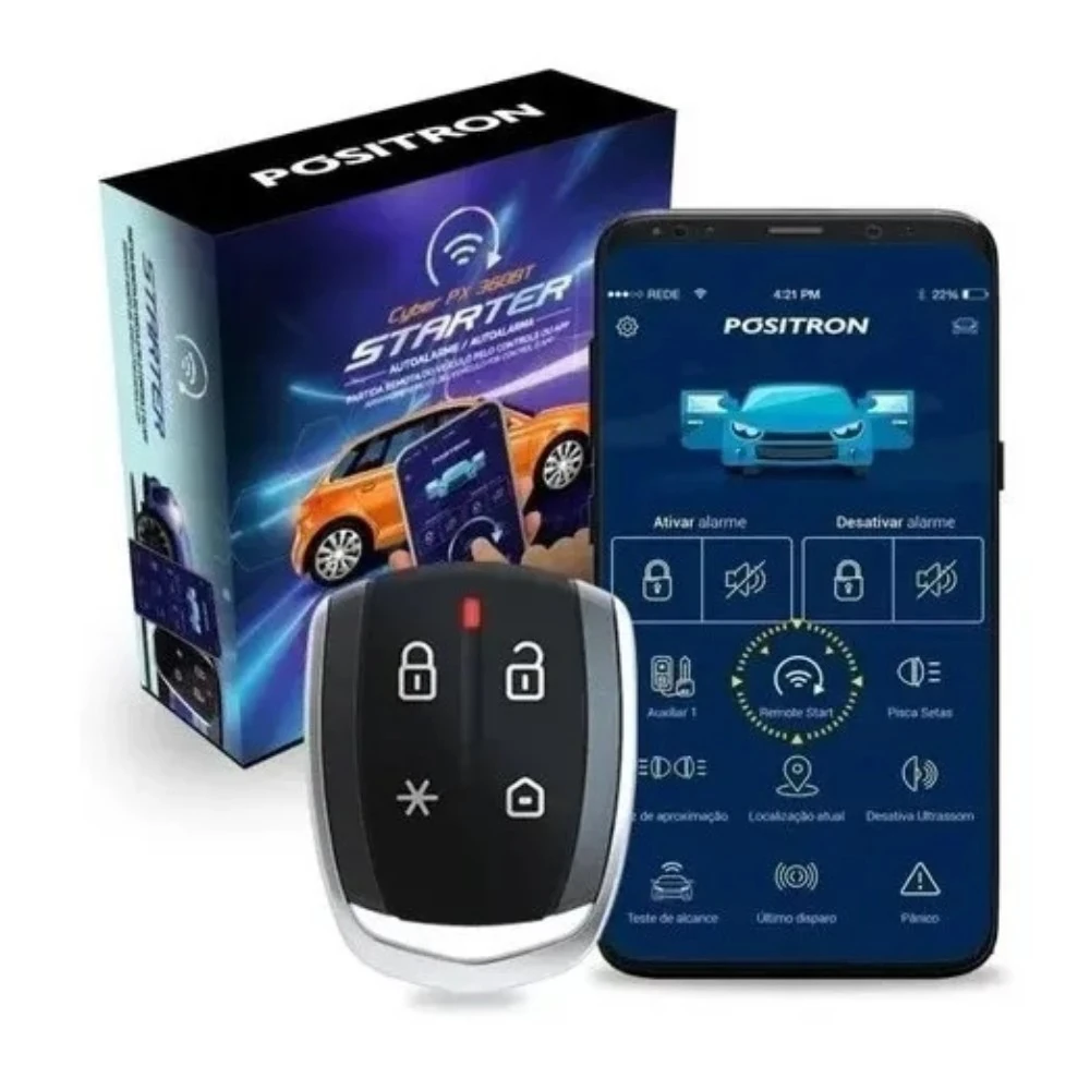 Alarme Automotivo Positron Iam Px360bt Starter