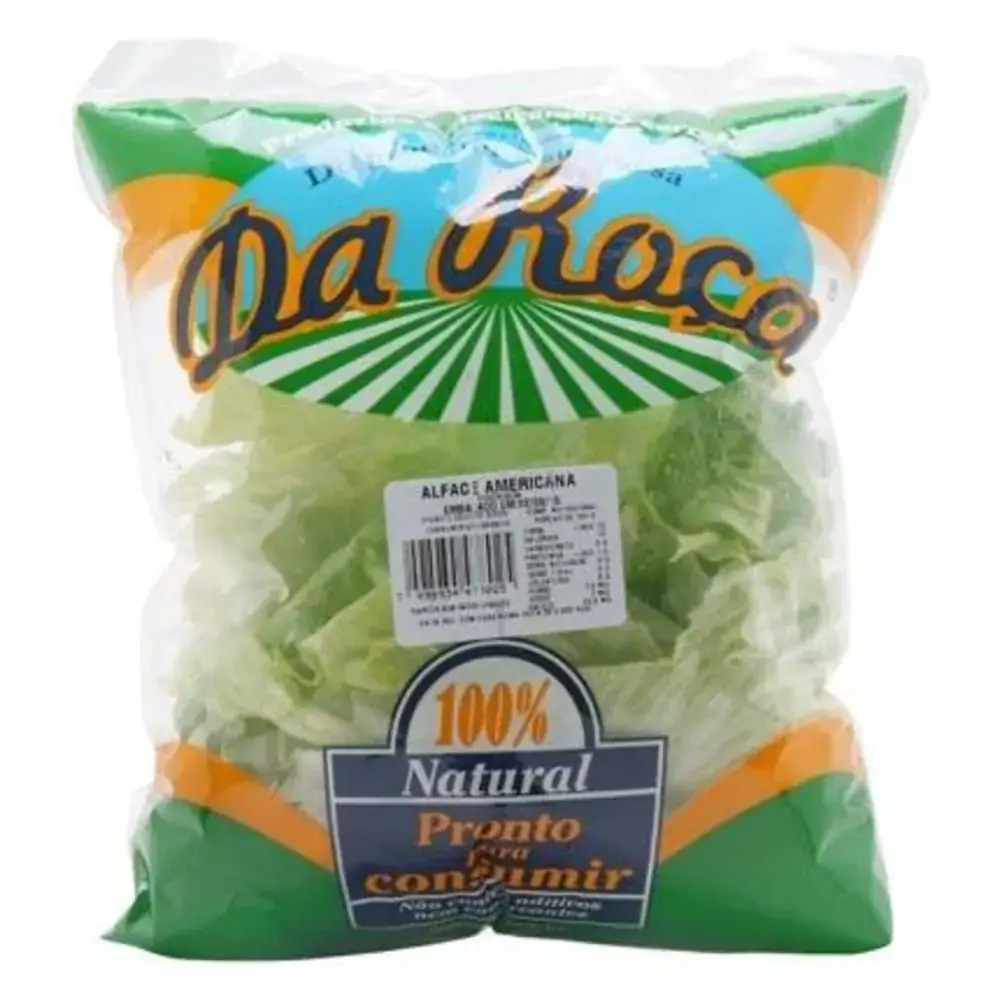 Alface Americana Da Roca Higienizado 200gr