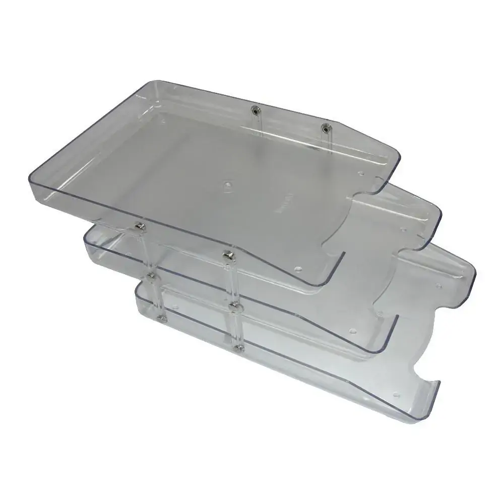 Porta Correspondencia Tripla Movel Cristal 30 Acrinil